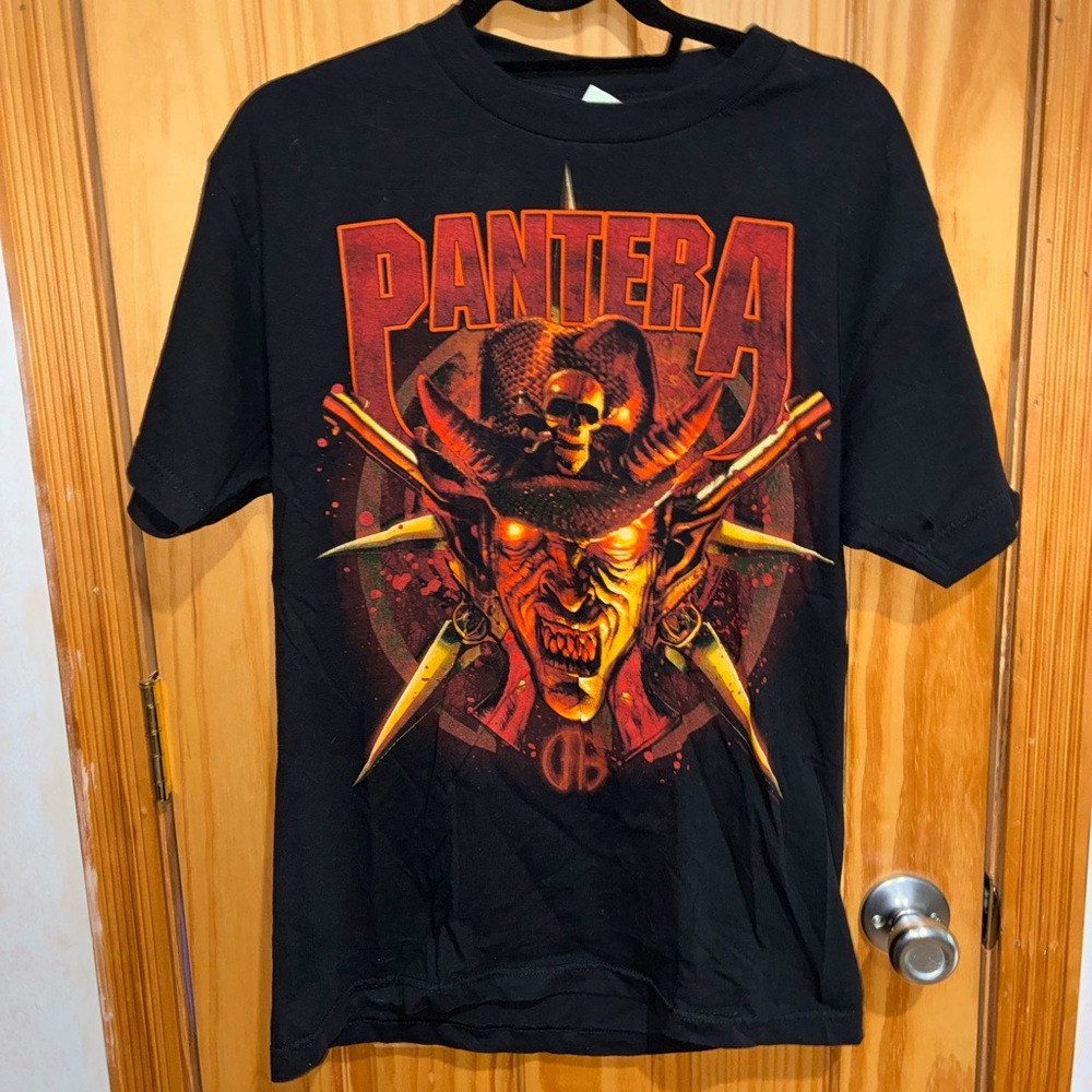 Pantera Vintage 2000s Cowboys From Hell Rock Band T-shirt Size M collectable